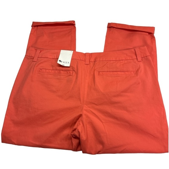 Stylus Dubarry Coral Chino Straight Leg Pant Cotton/Spandex Size 16 NWT - Picture 3 of 11